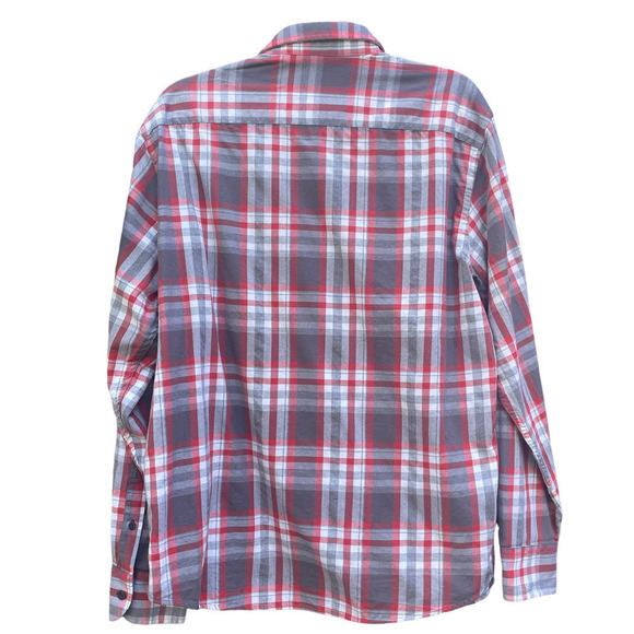 UNTUCKit Lightweight Button Front Plaid Shirt - XL - Picture 2 of 9